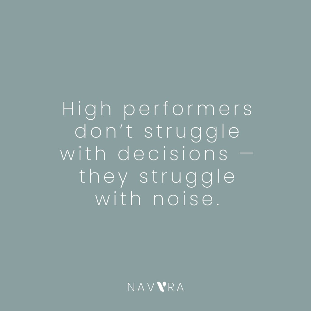 Quieting the Chaos: Decision-Making Clarity for Consulting Leaders Under&nbsp;Pressure
